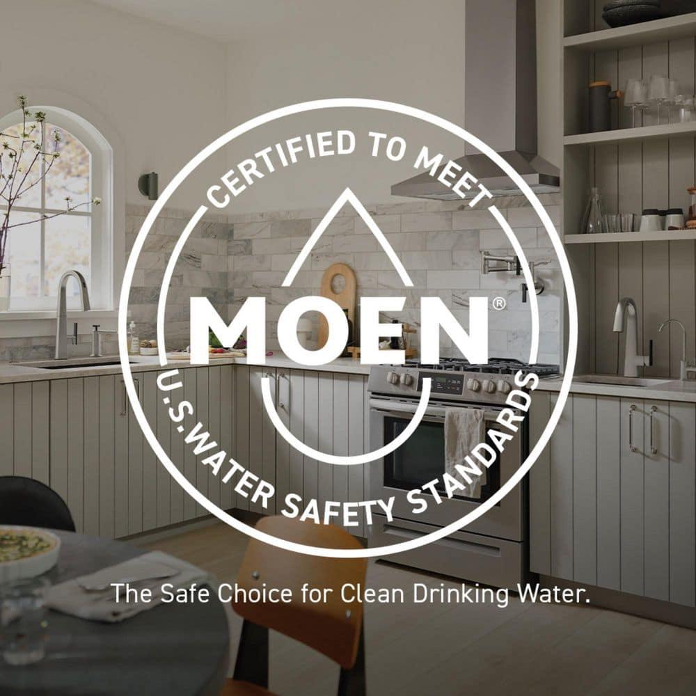 Moen Voss Two Handle 8 in. Widespread Bathroom Faucet Trim Kit, Valve Required
