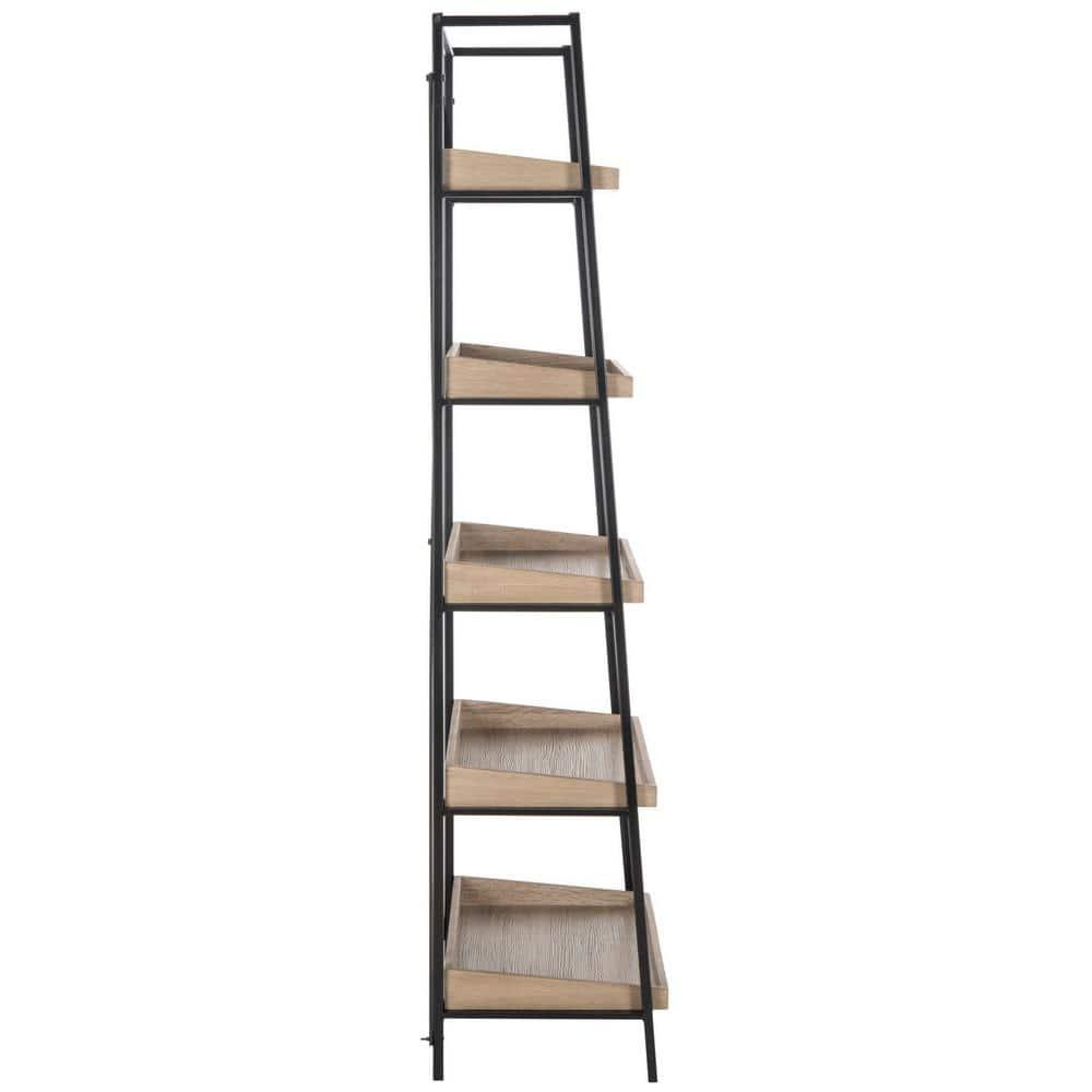 Joel Etagere - FOX4272 - Light Brown/Black - Safavieh Couture