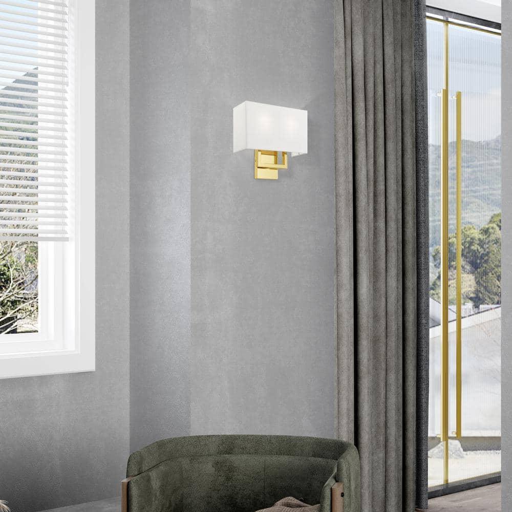 Livex Lighting Pierson 2 - Light Wall Light in  Polished Brass