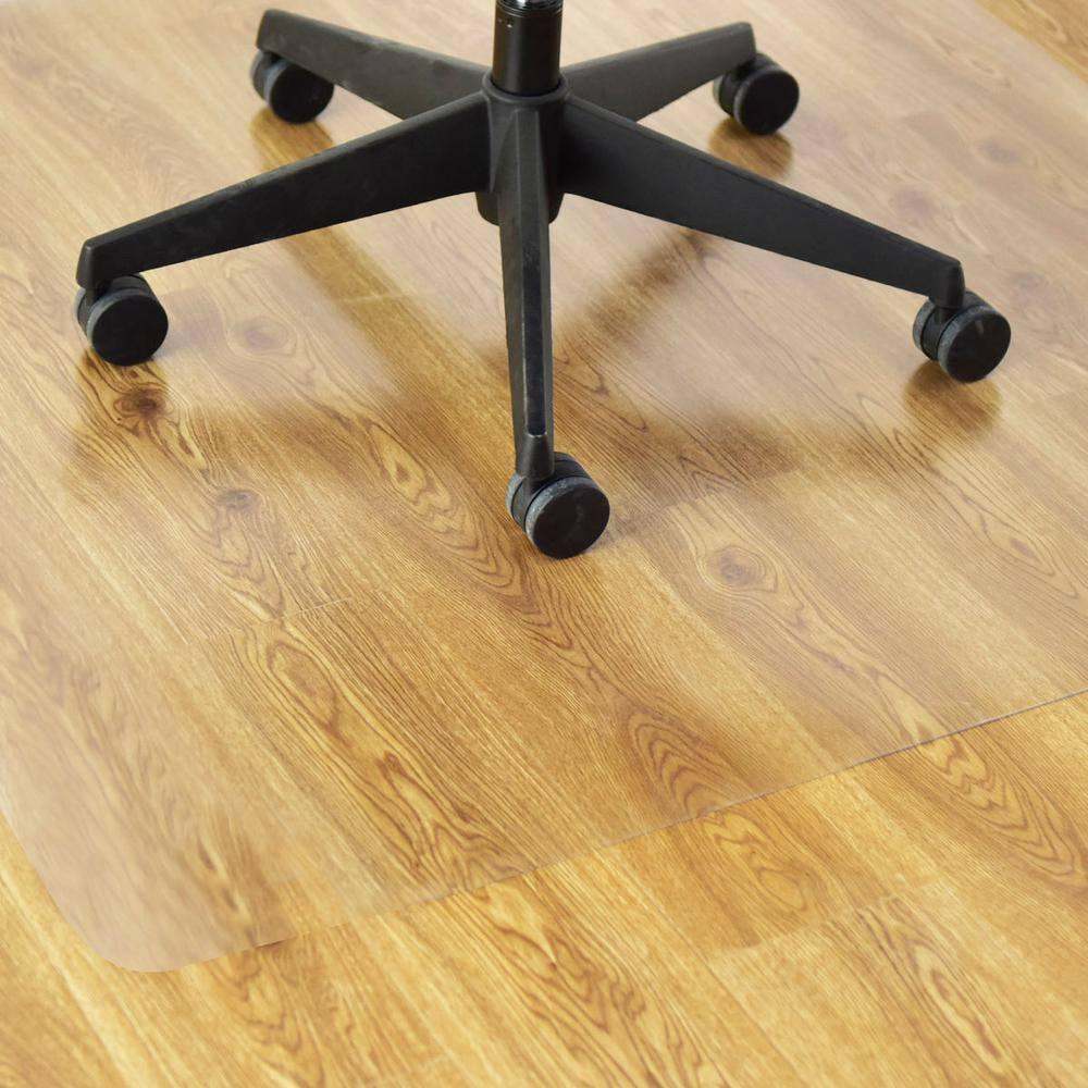 Costway 47'' x 47'' PVC Chair Floor Mat Home Office Protector for Home Office