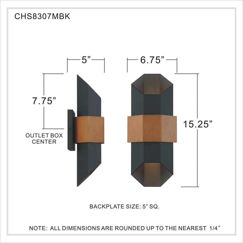 Betton Novelty Outdoor Aluminum LED Wall Light