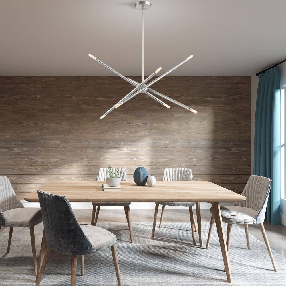 Livex Lighting Soho 8 - Light Chandelier in  Brushed Nickel