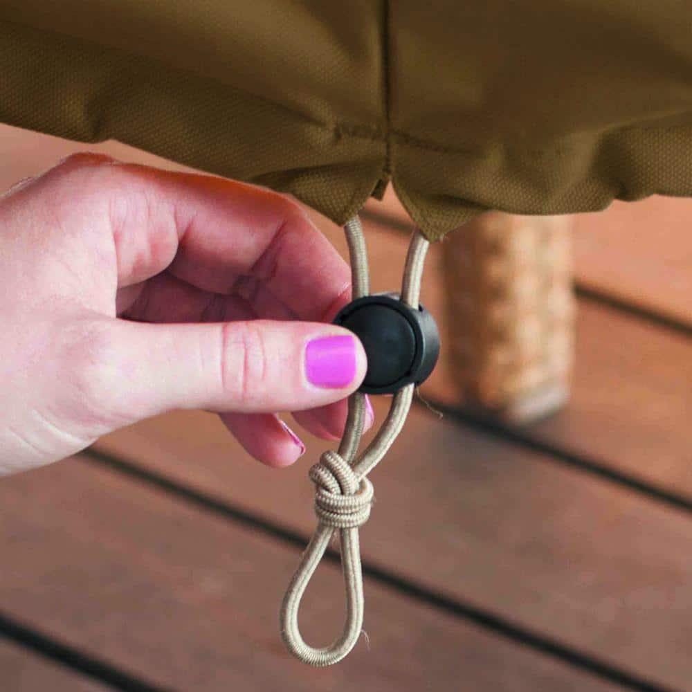 Classic Accessories Veranda Water-Resistant 35.5 Inch Stand-Up Fire Pit Cover