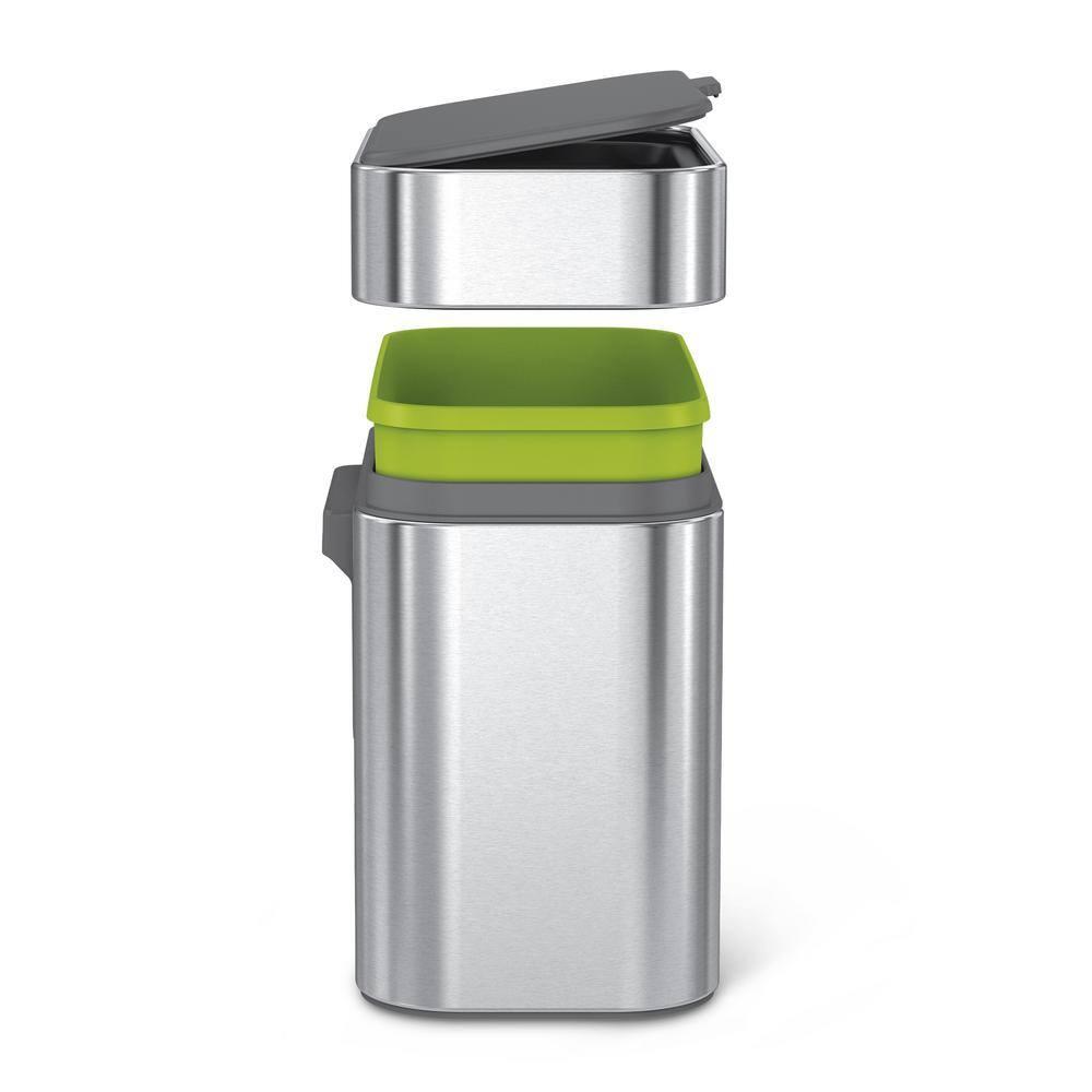 Simplehuman 4 Liter Compost Caddy, Brushed Stainless Steel
