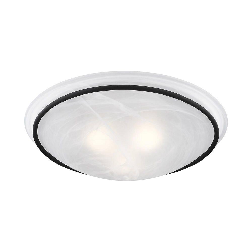 Livex Lighting Newburgh 3 - Light Semi-Flush Mount in  Black