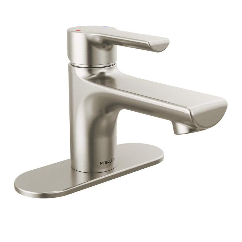 Single-Hole Single-handle Bathroom Faucet with Drain Assembly