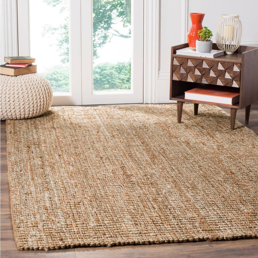 Natural Fiber NF447 Hand Woven Indoor Area Rug - Natural/Ivory - 4'x6' - Safavieh