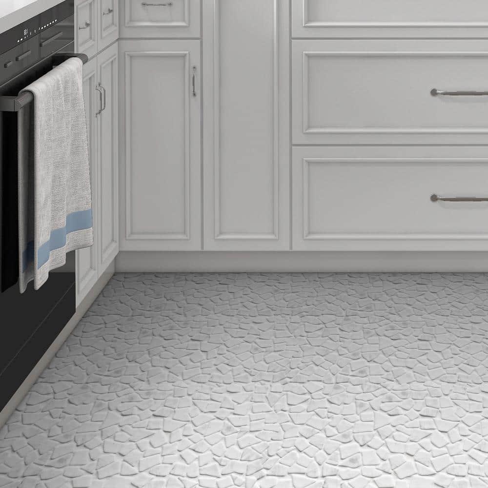 Sunwings 12" x 12" Pebble Recycled Glass Mosaic Floor & Wall Tile