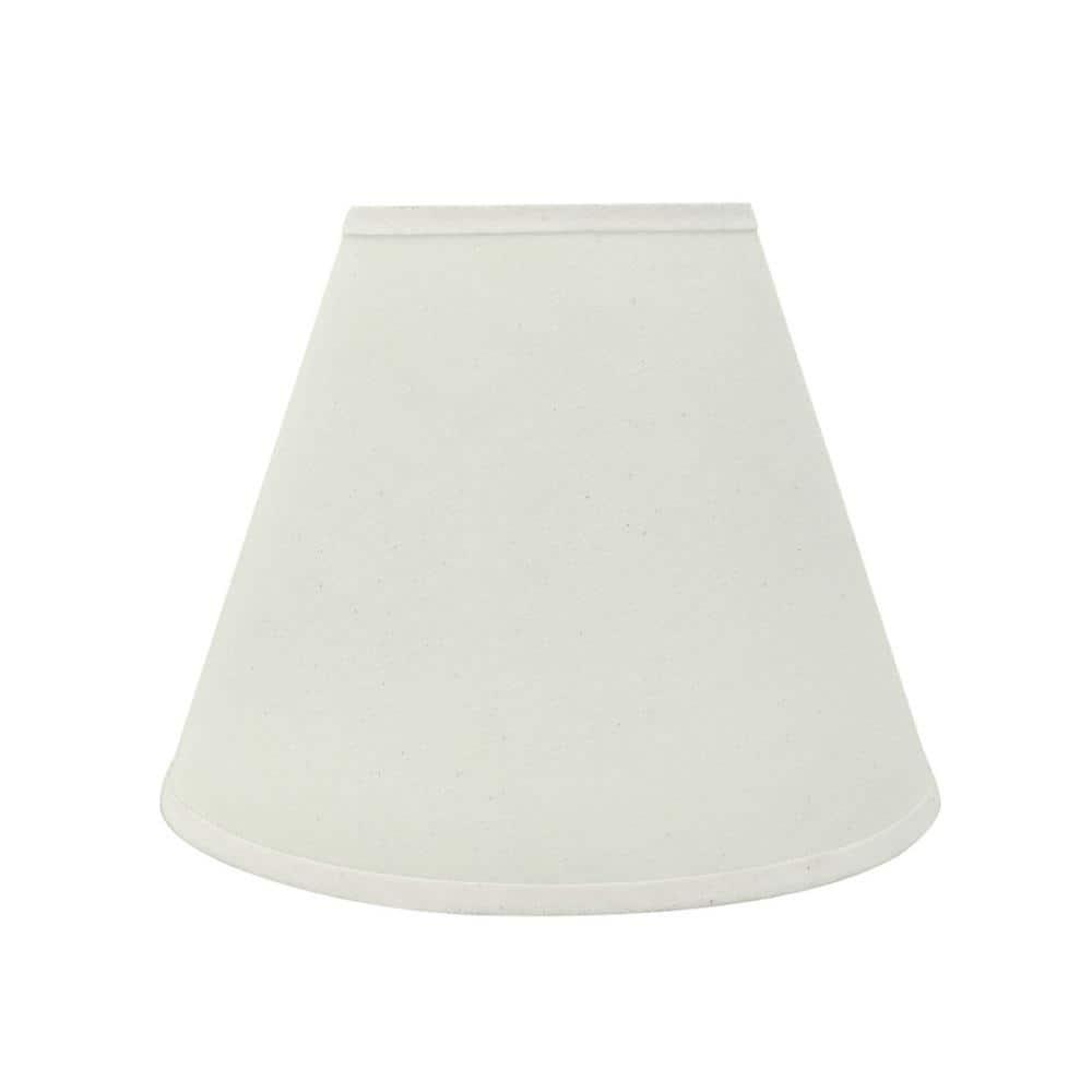 Aspen Creative 32290 Transitional Hardback Empire Shaped Spider Construction Lamp Shade in Off White, 14" wide (7" x 14" x 11")