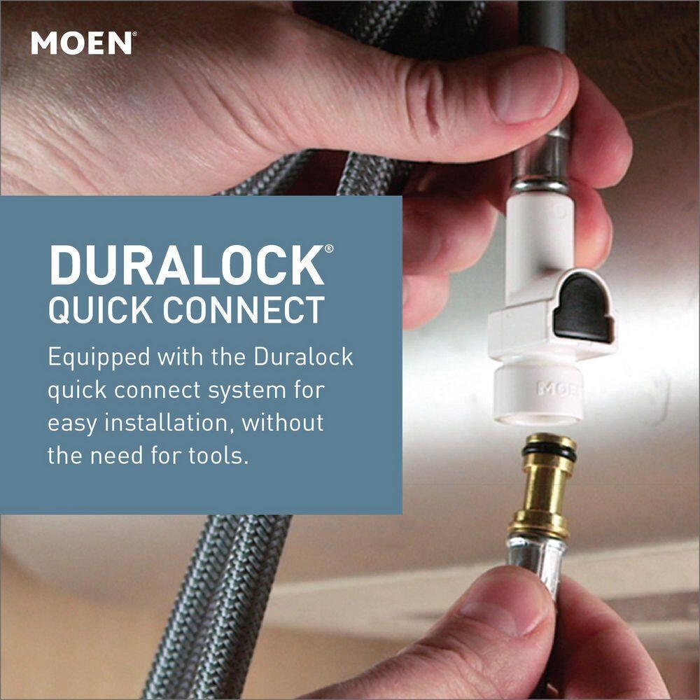 Matte Black Stainless Steel Pull-Out Spray Kitchen Faucet