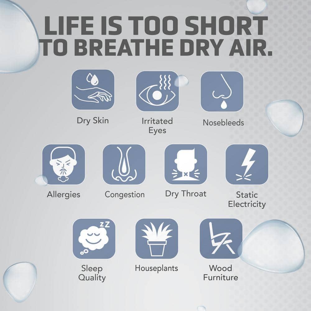 Pure Guardian 30-Hour 0.80 Gal. Cool Mist Ultrasonic Humidifier with Aroma Tray, 330 Sq. ft. H950AR