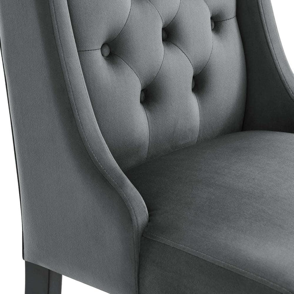 Modway Modway Baronet Performance Velvet Dining Chairs - Set of 2