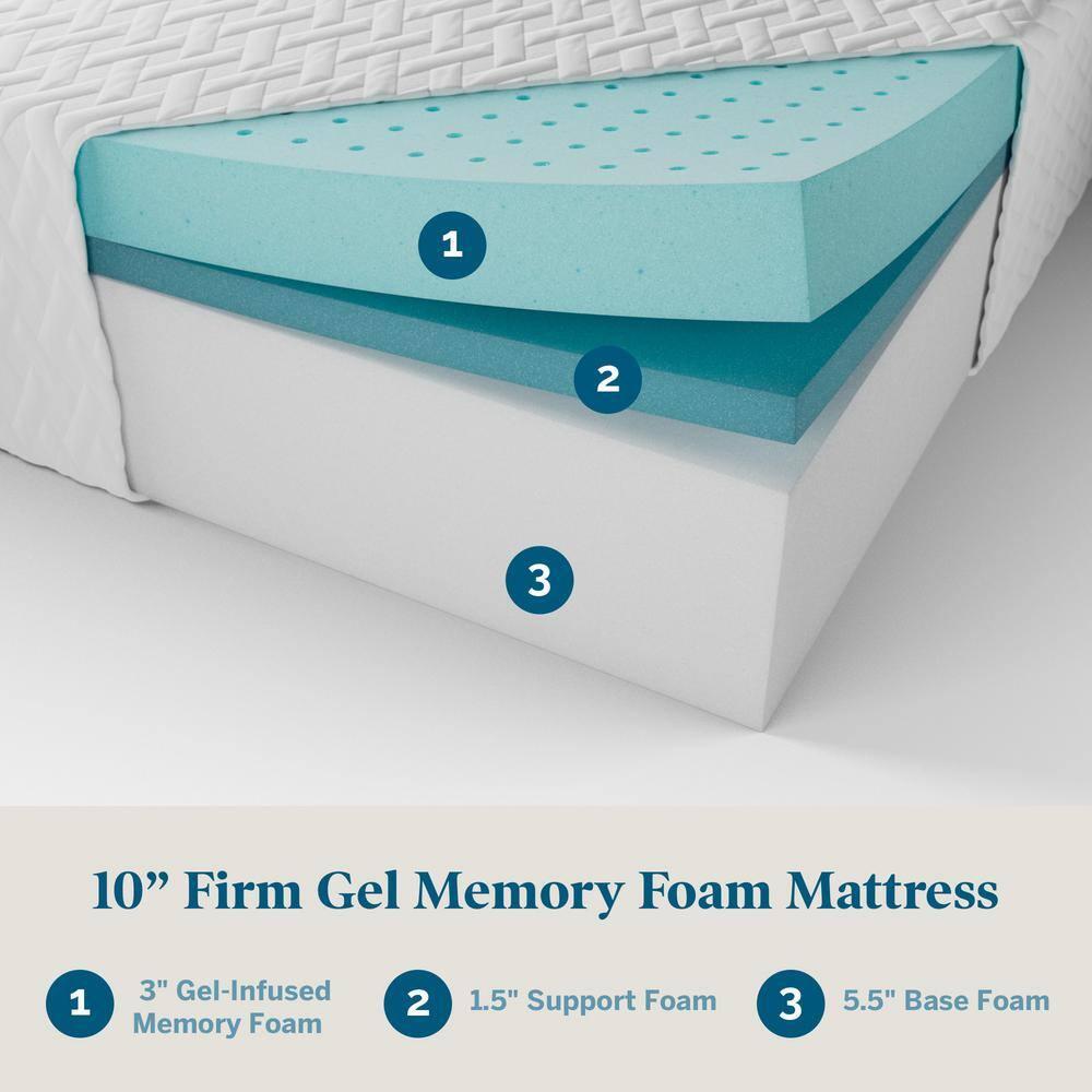 Lucid LUCID Firm Cooling Gel infused Memory Foam Mattresses