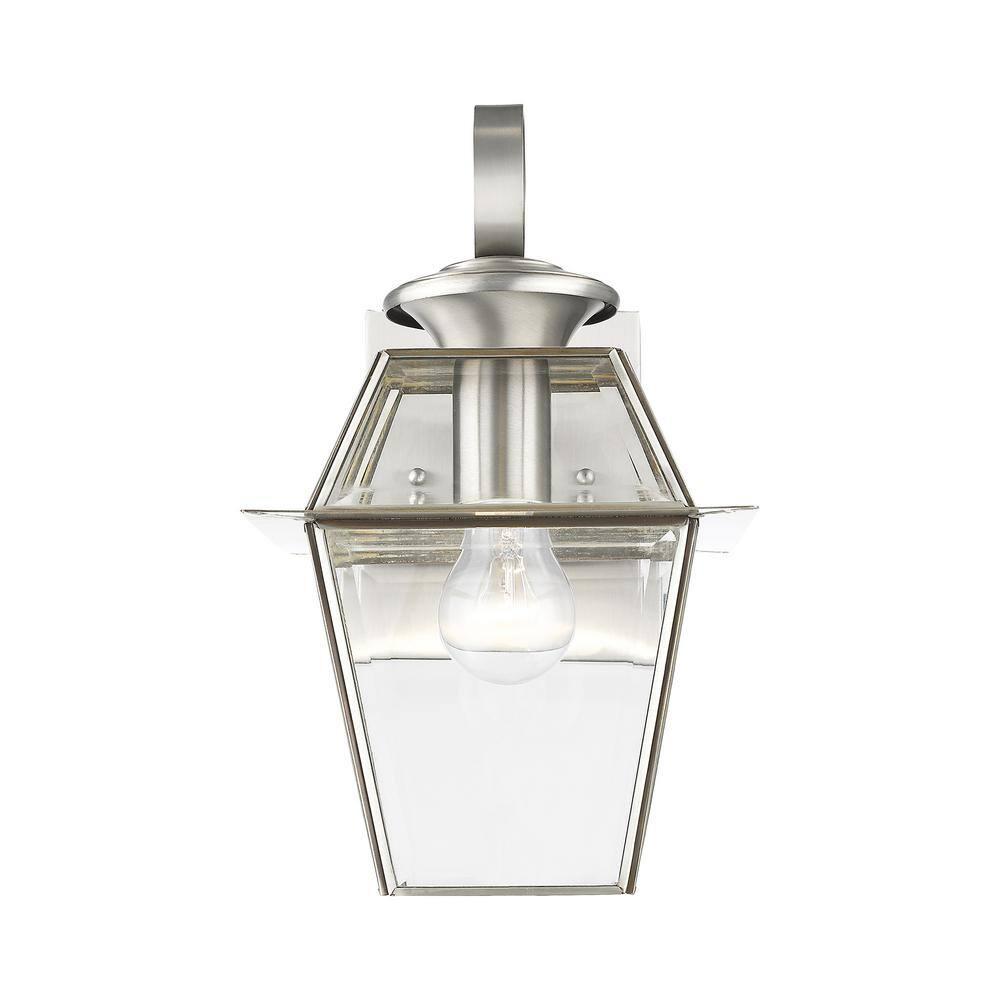 Livex Lighting Westover 1 - Light Wall Light in  Brushed Nickel
