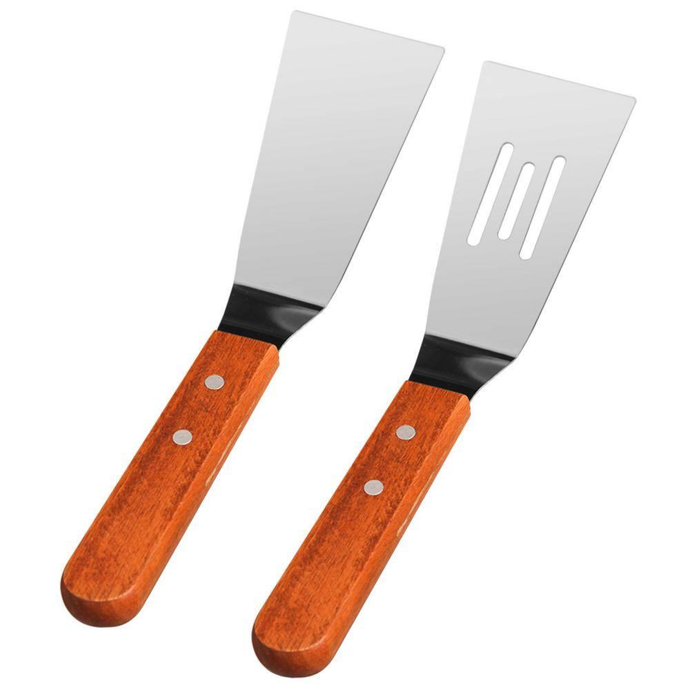 VEVORbrand Stainless Steel Griddle,18" X 16" Universal Flat Top Rectangular Plate, BBQ Charcoal/Gas Grill with 2 Handles and Grease Groove with for Camping, Tailgating and Parties