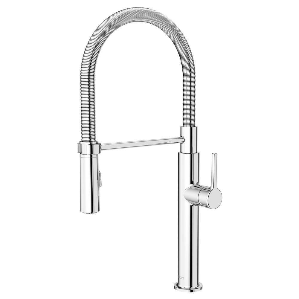 American Standard Studio S Semi Professional Pull-Down Kitchen Faucet with Spring Spout in Polished Chrome