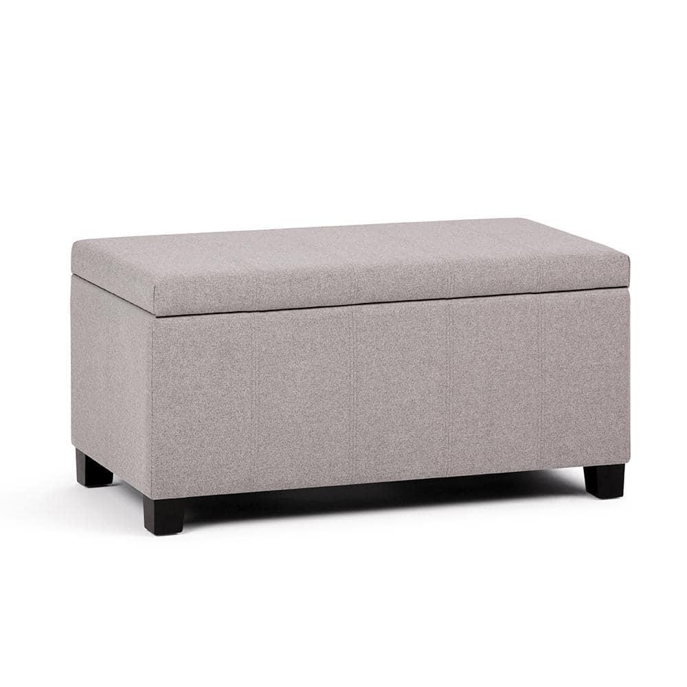 Dover Polyester Blend Upholstered Storage Bench