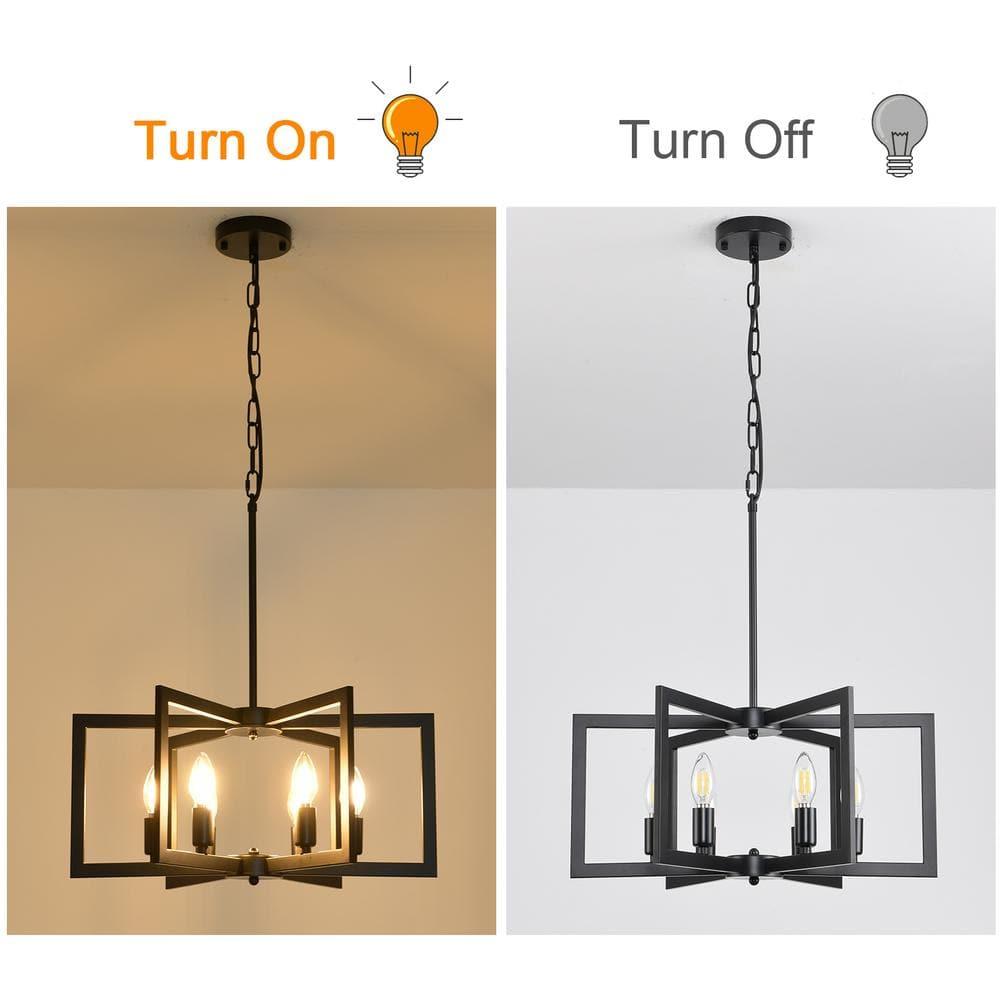 Farmhouse Black Large Chandelier Light Fixture for Dining Room,12 Light Round Matte Candle Modern Chandelier Pendant Light Fixture for Living Room Bedroom Kitchen Foyer Entryway.