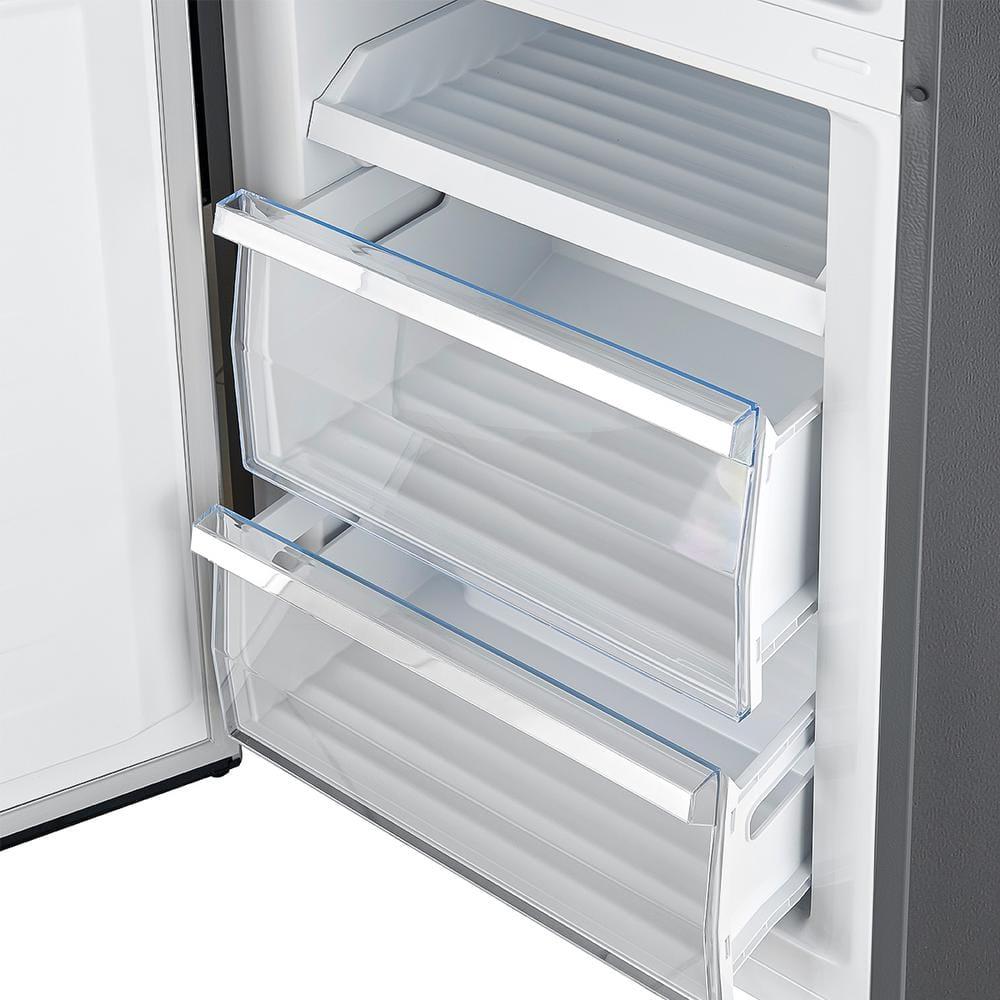 Guardia 46.8-Inch Side-by-Side Bottom Freezer Refrigerator Stainless Steel, 21.6 cu.ft.