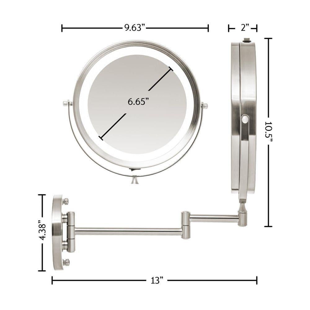 Ovente Concave LED Wall Mirror