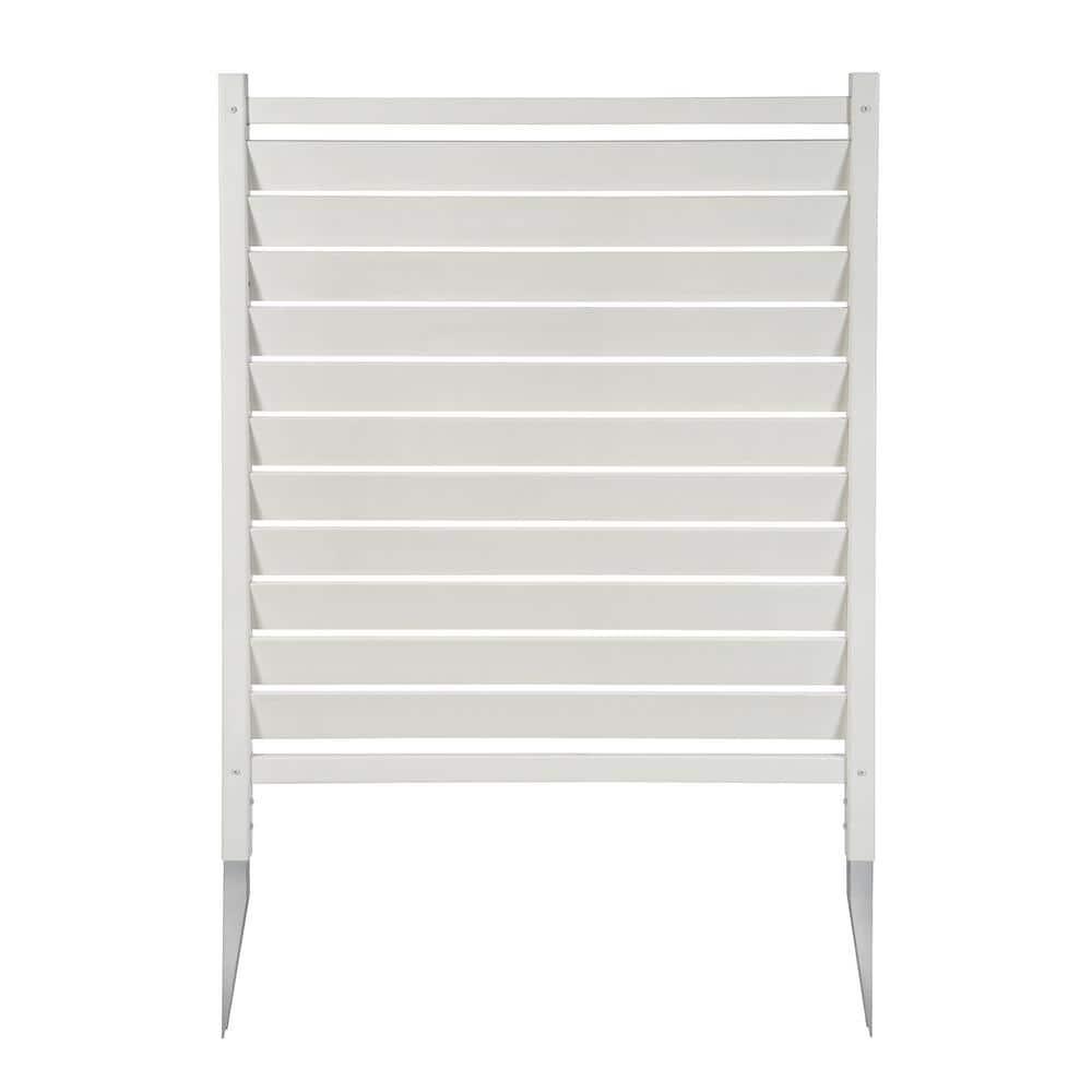 Enclo 44in H x 36in W (2 Panels) No Dig Enclo Waverly Vinyl Privacy Screen, Outdoor Privacy Screen Panels, Trash Can Enclosure, Air Conditioner & Pool Equipment Enclosure