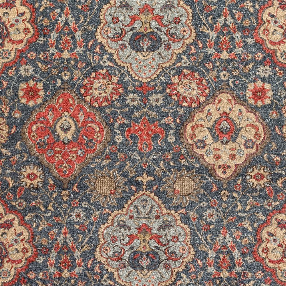 Mahal MAH655 Power Loomed Indoor Area Rug - Navy/Red - 8'9"x11'9" - Safavieh.