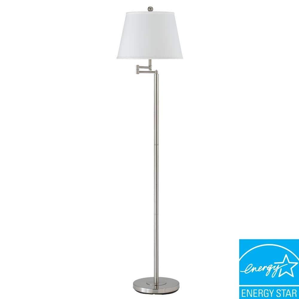 Cal Lighting 150W 3Way Andros Mtl Swing Arm Fl Lp