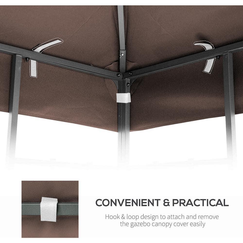 Sunny yard Sunny Yard Polyester Replacement Canopy for Gazebo