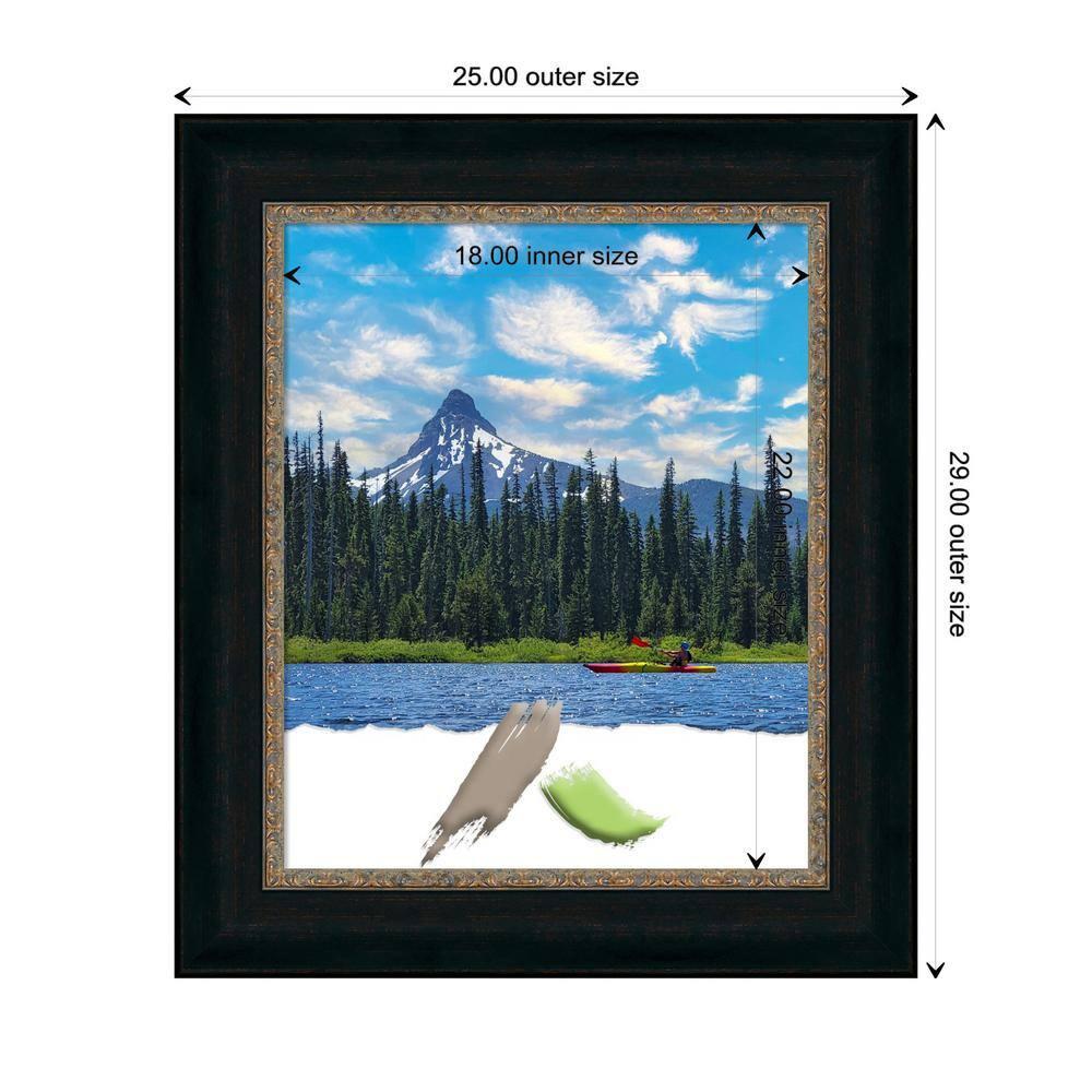 Amanti Art Paragon Bronze Picture Frame Opening Size 18x22 in.