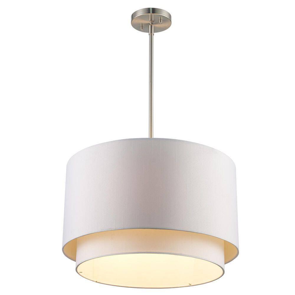 Trans Globe Lighting Pnd-802 Three Light Double Shade Pendant From The Young And Hip