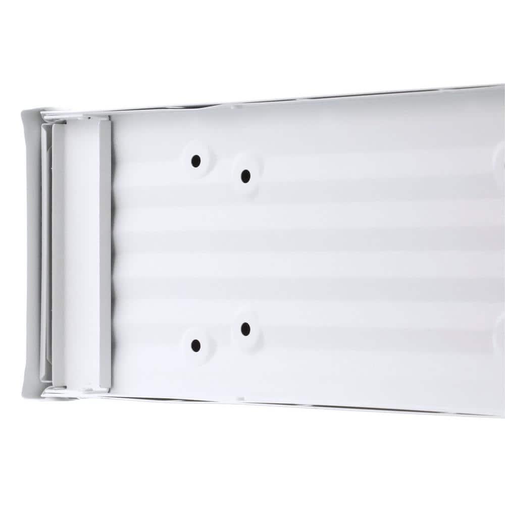 Medium White Aluminum Post Mount Mailbox