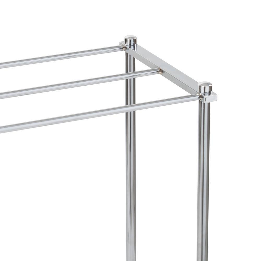 Metro Collection Towel Rack Chrome - Organize It All