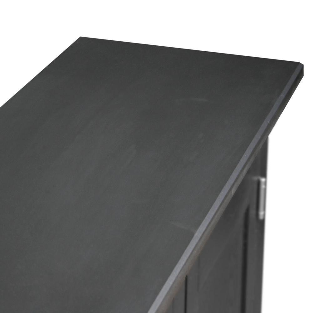 Mission Solid + Manufactured Wood Foyer Hall Cabinet Stand