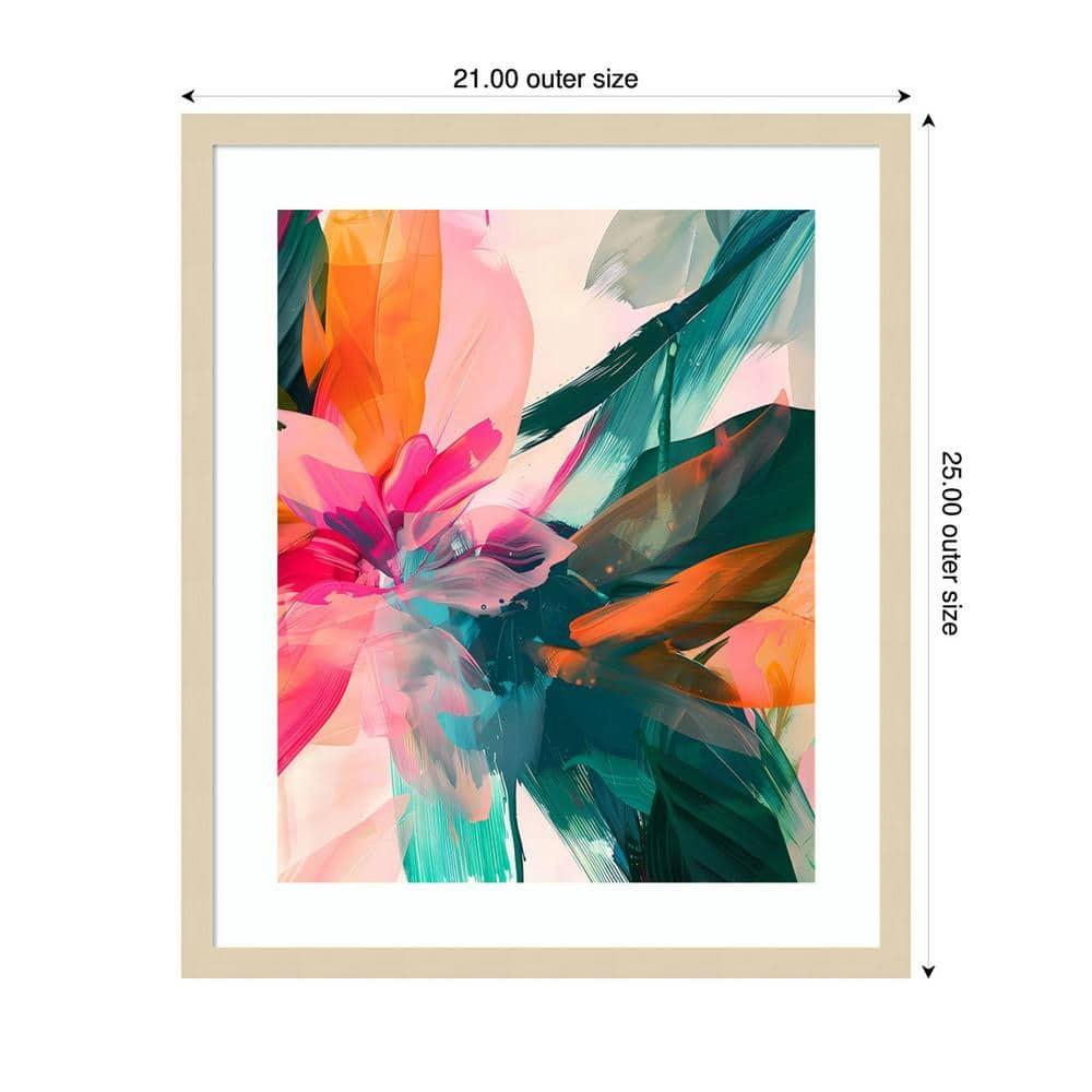 Amanti Art 21"x25" Jumble Jungle by Walker Noble Wood Framed Wall Art Print
