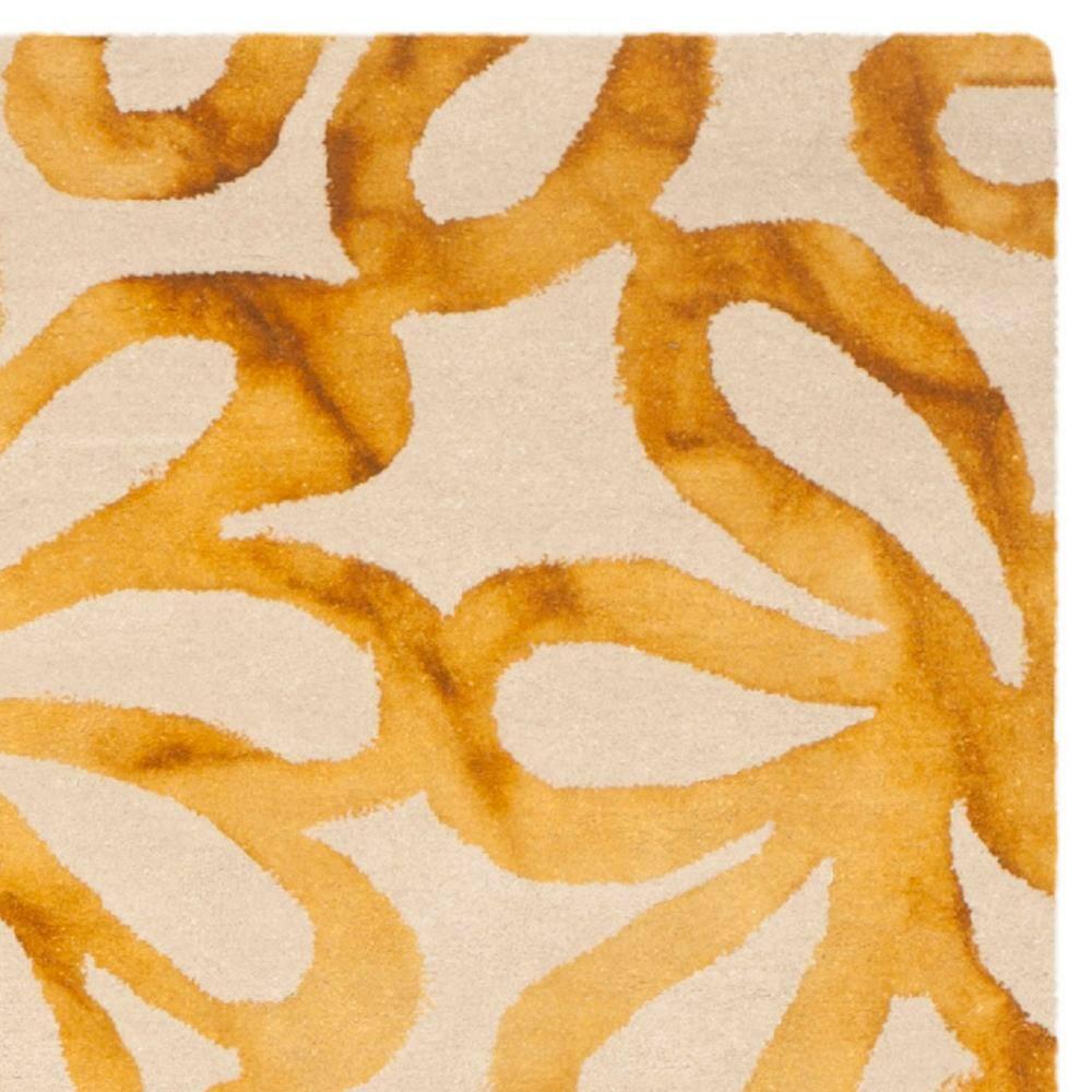 Dip Dye DDY527 Hand Tufted Area Rug - Beige/Gold - 8'9"x11'9" - Safavieh.