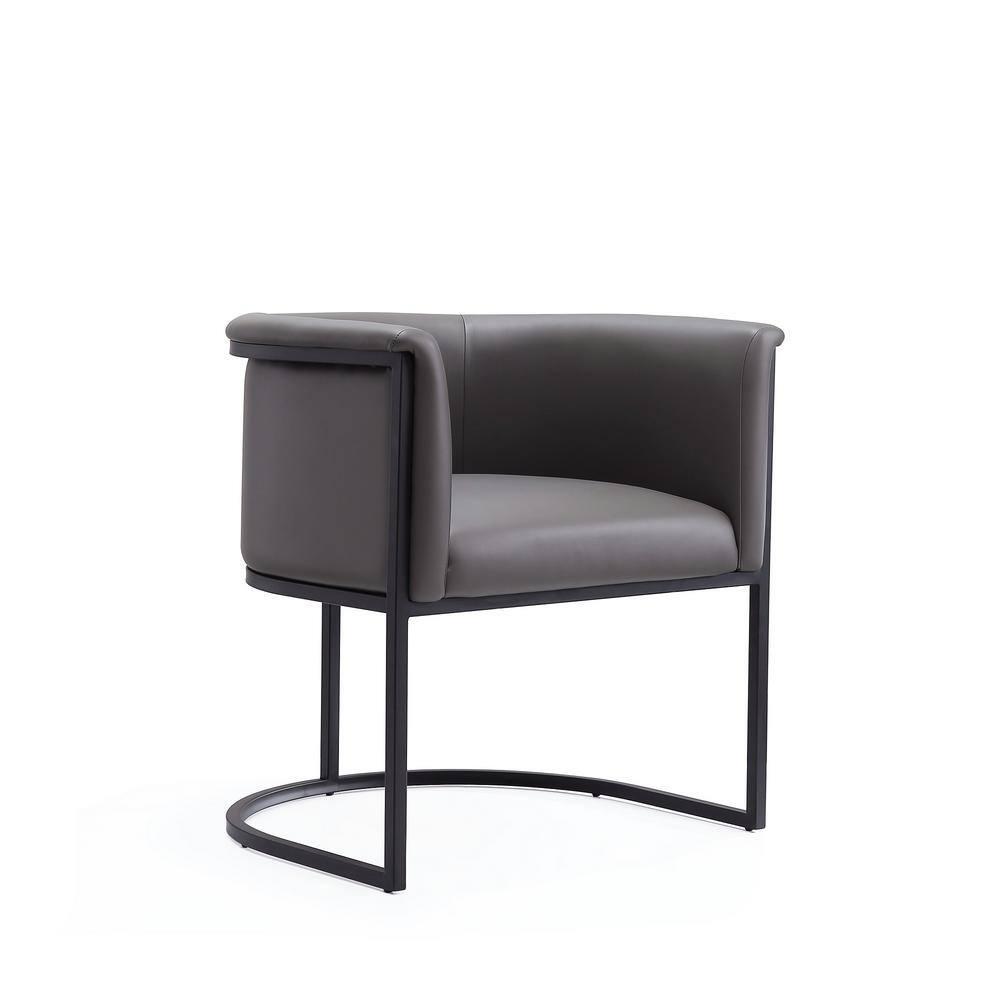 Ceets Bali Saddle And Black Faux Leather Dining Chair (Set Of 2) (Set of 2)
