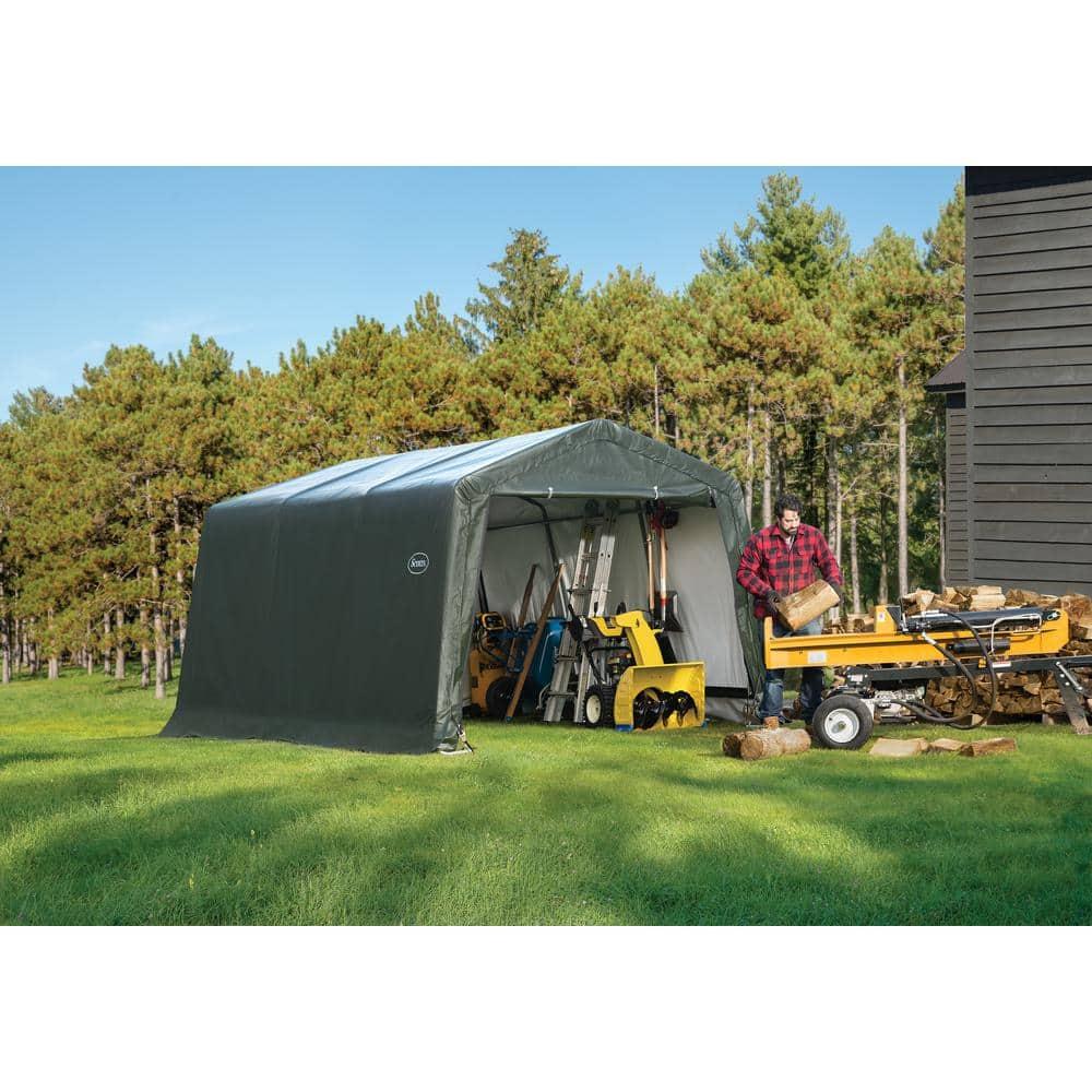 Scotts Storage Shed 10 x 15 x 8 Green Peak