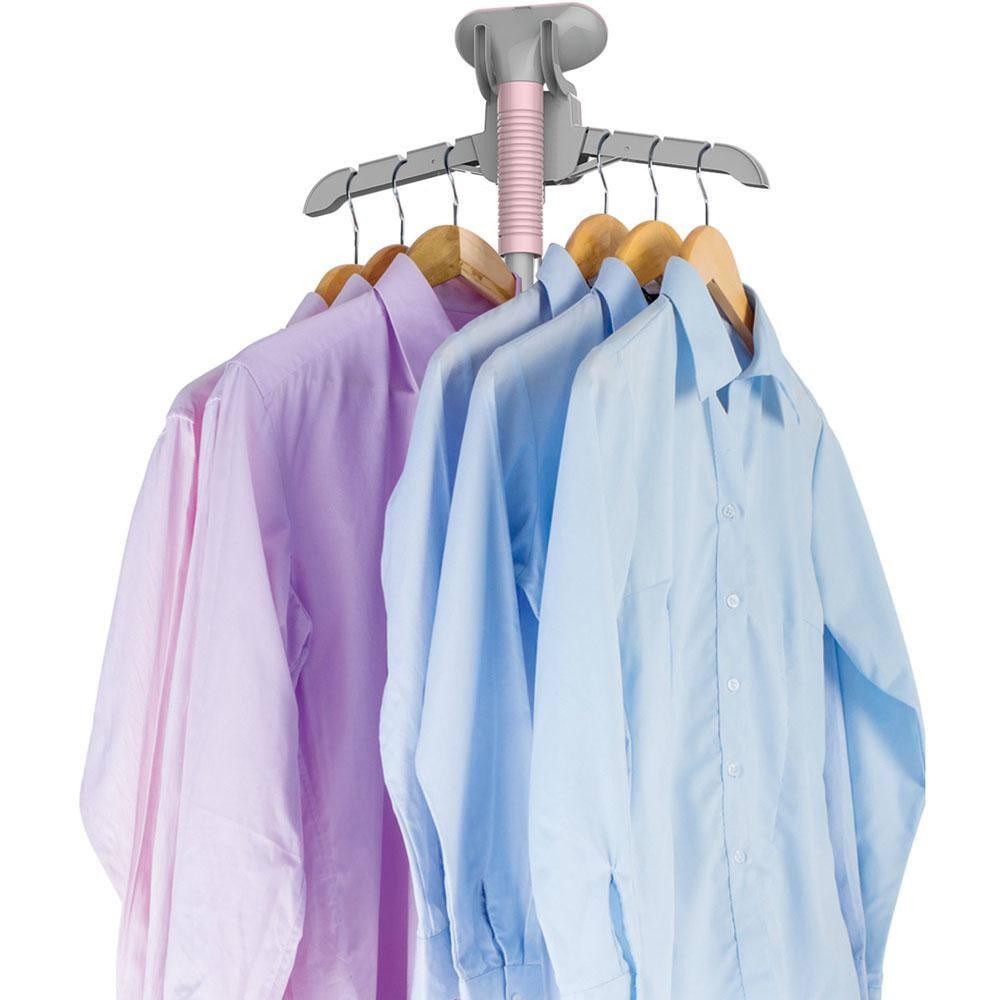 SALAV Salav Performance Series Single-Bar Garment Steamer with 360-Swivel Folding Adjustable Hanger