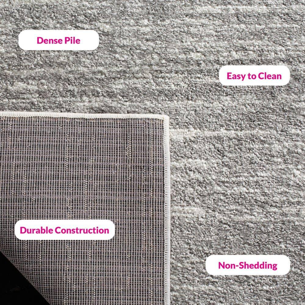 Adirondack ADR113 Machine Made Indoor Area Rug - Light Grey/Grey - 9'x12' - Safavieh