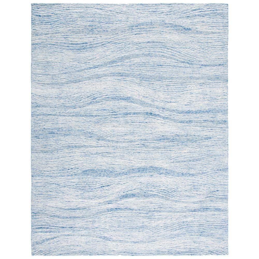SAFAVIEH Metro Bridget Abstract Area Rug, Blue/Ivory, 8' x 10'