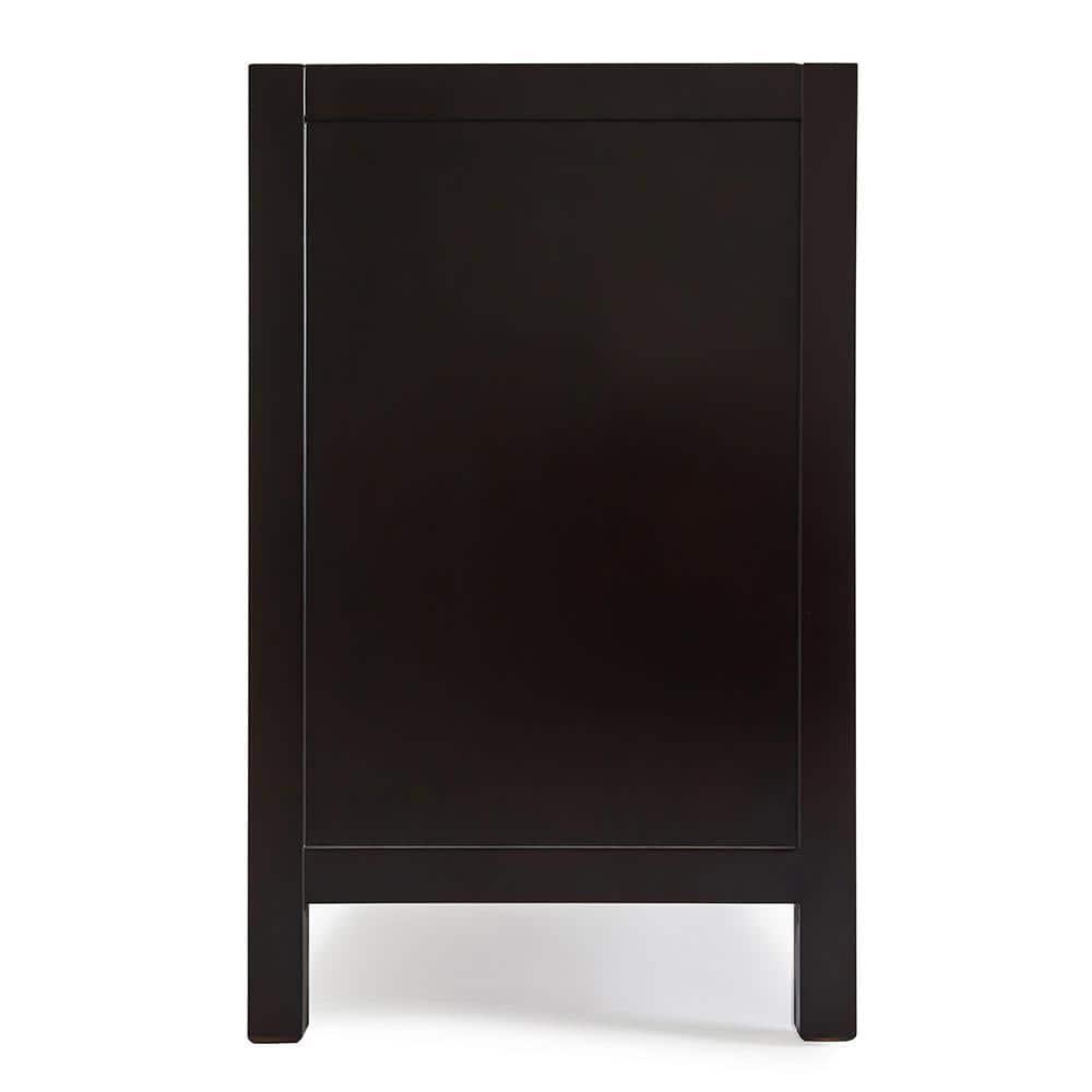Ariel A037s-L-Bc Cambridge 36" Single Free Standing Wood Vanity Cabinet Only - Brown