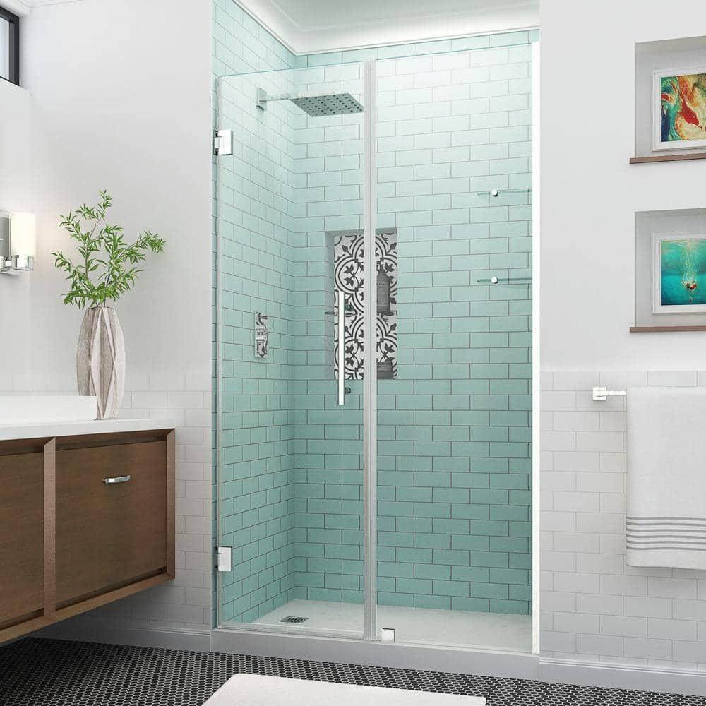 Belmore GS 47" x 72" Hinged Frameless Frosted Shower Door