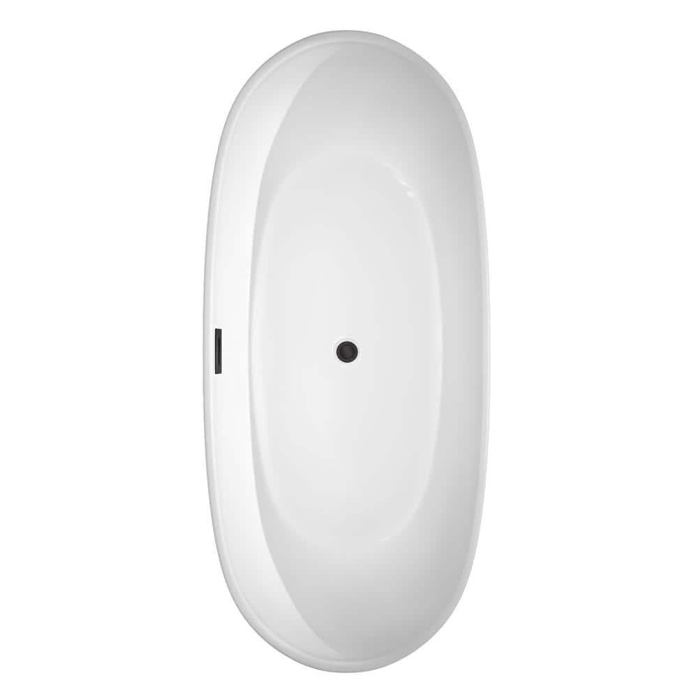 Rebecca 70'' x 32'' Freestanding Soaking Acrylic Bathtub