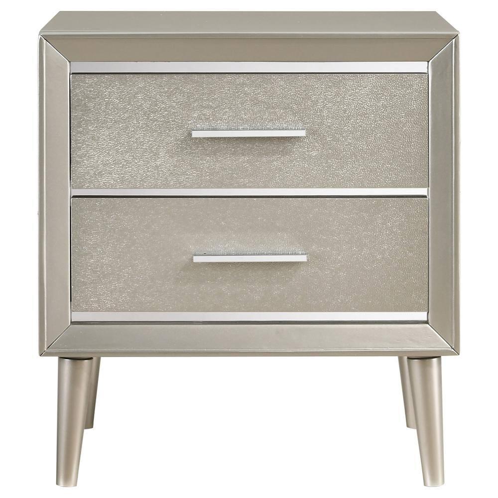Coaster Company Metallic Sterling 2-Drawer, 23.4 inch