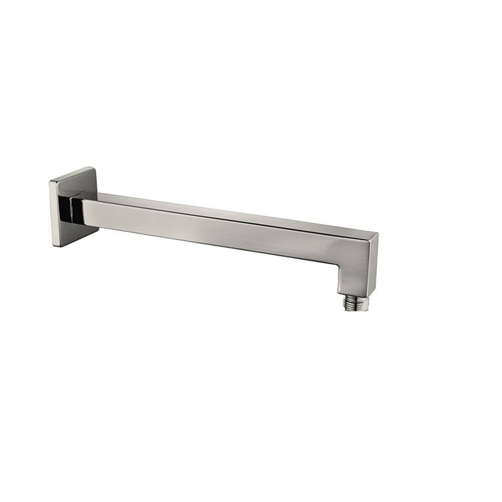 9"Metal Square Shower Arm,Brushed Nickel