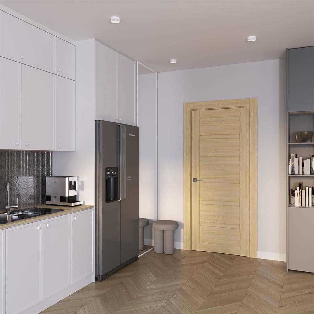 Belldinni Louver Solid + Manufactured Wood Paneled Slab Door