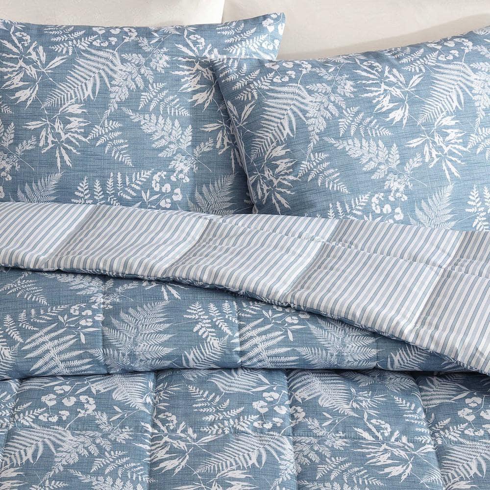 Eddie Bauer Eddie Bauer Fern Garden Blue Reversible Comforter Set