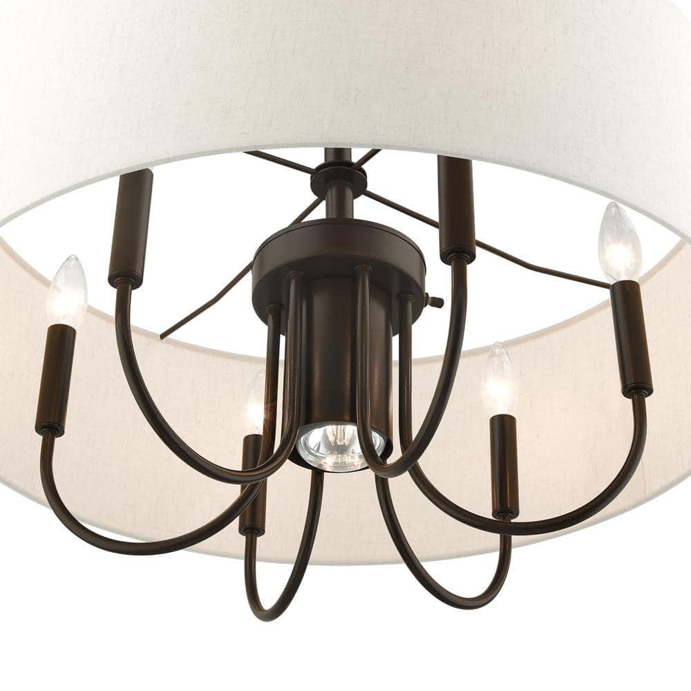 Livex Lighting Blossom 7 - Light Pendant in  English Bronze