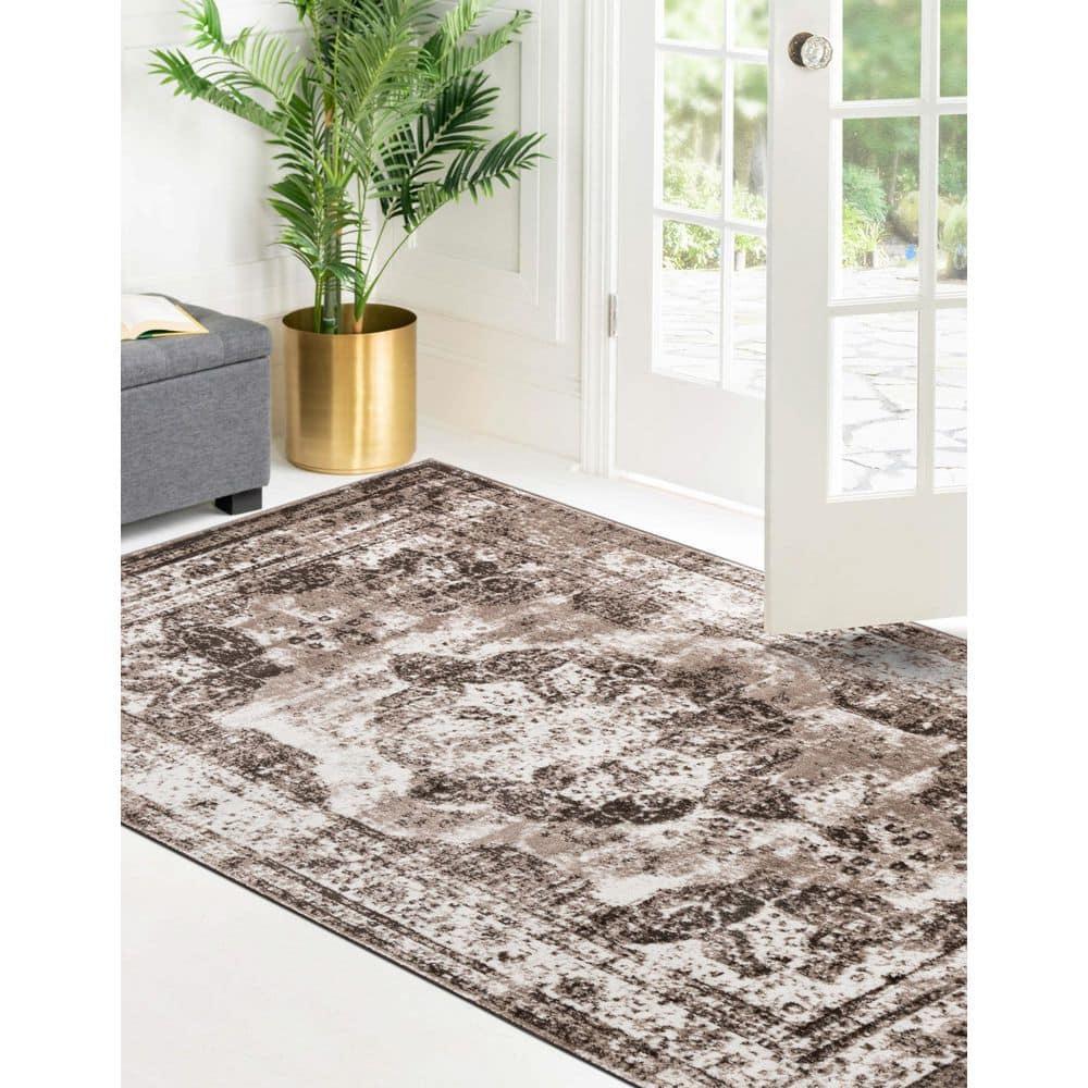 Unique Loom 7' 0 x 10' 0 Sofia Salle Garnier Light Brown Area Rug
