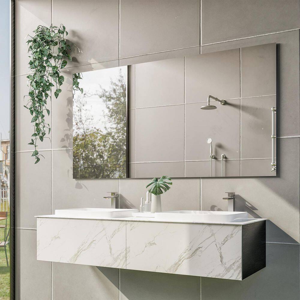 Eviva Sleek 48" Frameless Bathroom Mirror